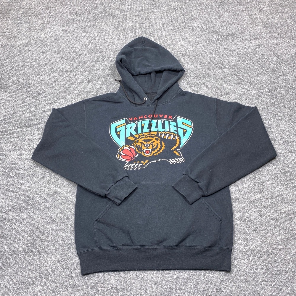 Vancouver Grizzlies Hoodie Mens Small Black Graphic NBA Basketball
